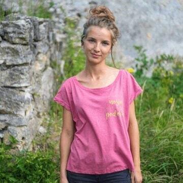 LEN JUDNU TÚŽBU – dámske tričko (ružové)