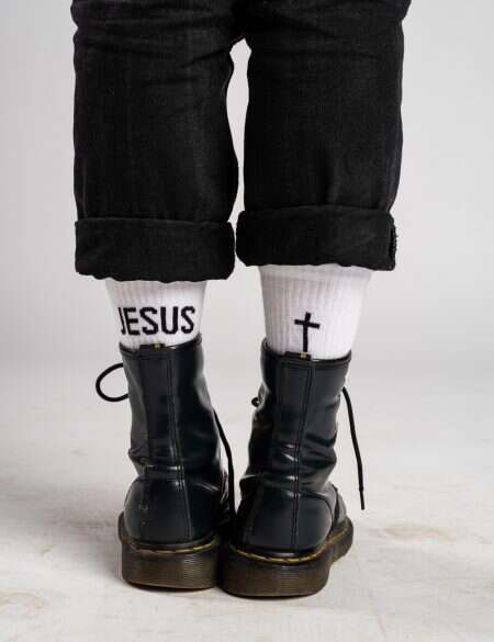 JESUS – ponožky - L