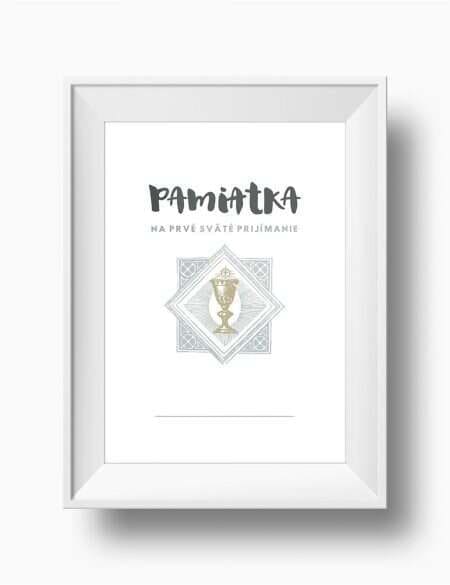 Artprint // Pamiatka na 1. sväté prijímanie pre chlapcov