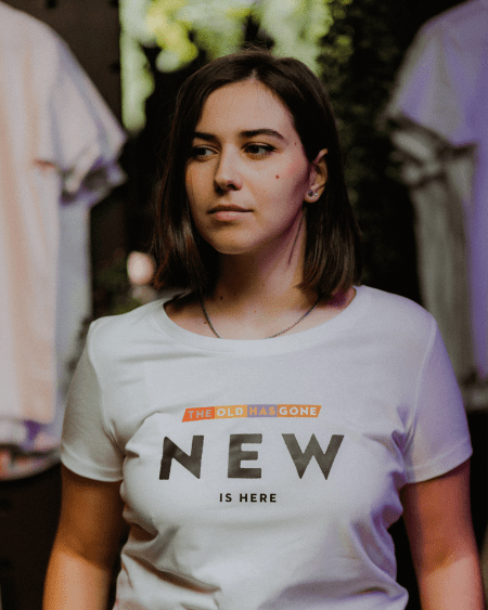 THE OLD HAS GONE – koszulka damska