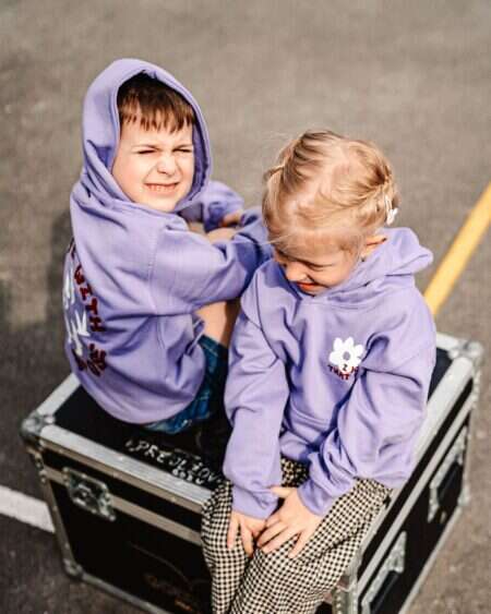 CREATED WITH A PURPOSE - detská mikina unisex